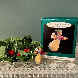 90s Vintage Hallmark Keepsake Heavenly Praises Miniature Ornament | 1995